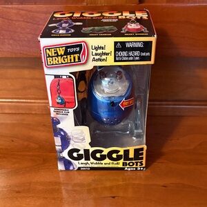 New Bright Giggle Bots Blue Laughing Toy - Kids Toy